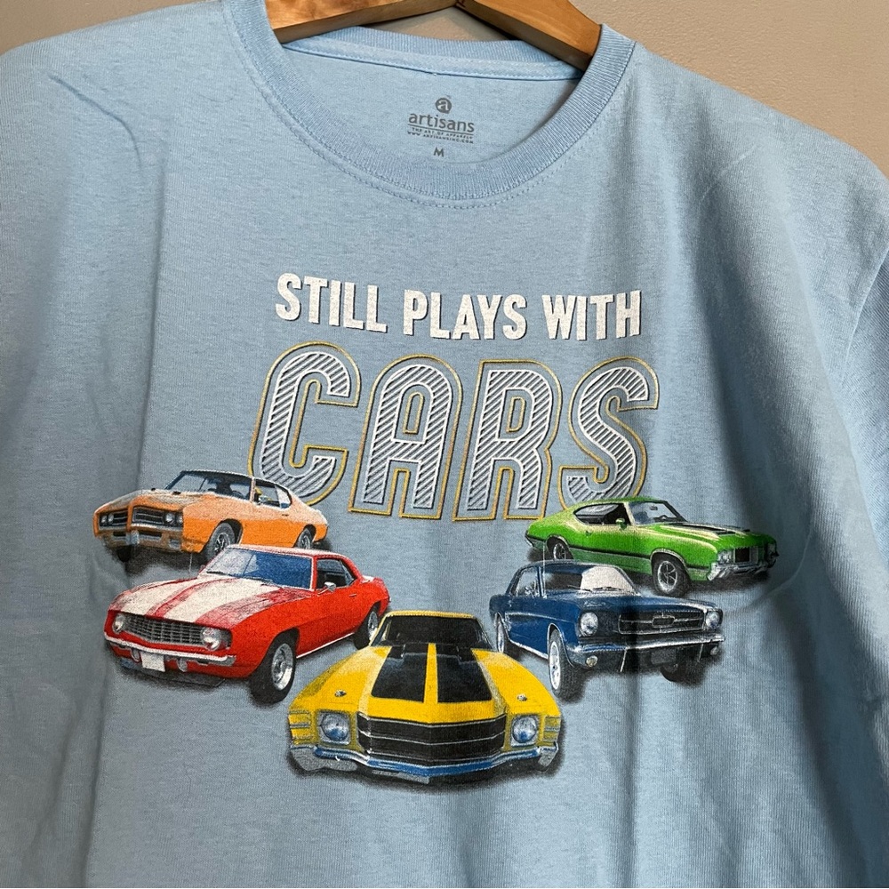 Plays With Cars Tee - Picture 2 of 5